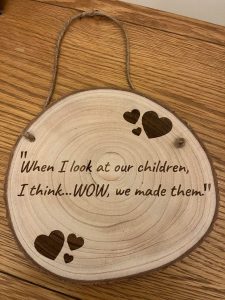 Wooden Log Signs