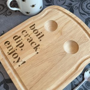 Breakfast Egg Board - Boil, Crack, Dip, Enjoy