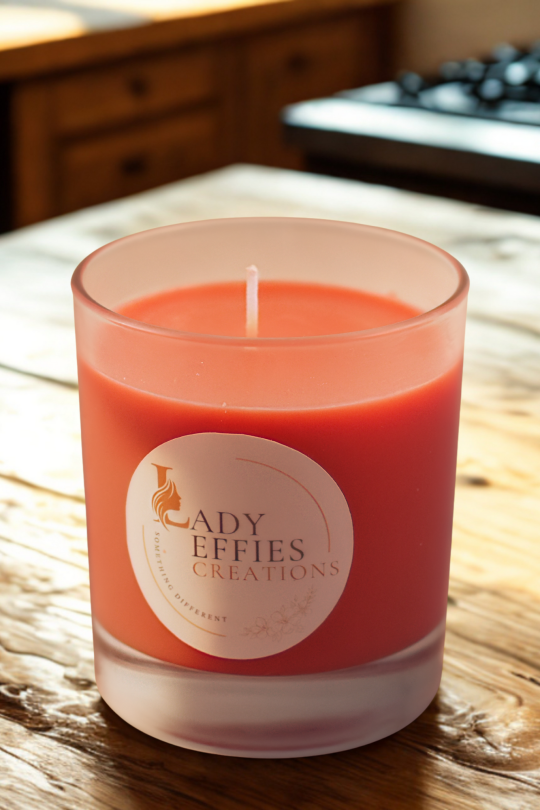 Plum & Rhubarb Scented Candle